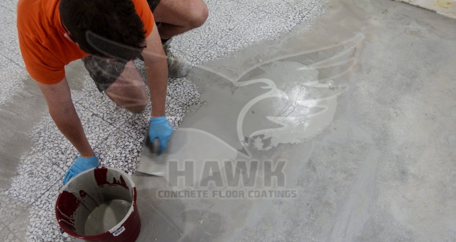 trowel down epoxy concrete toppings gallery