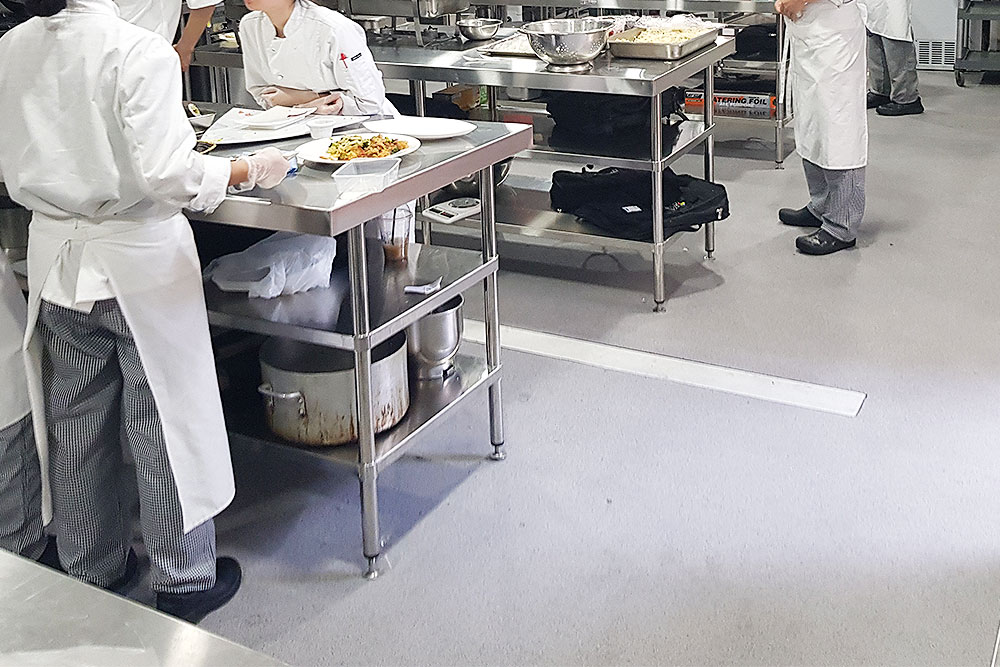 Commercial-Kitchen-Flooring-In-Use