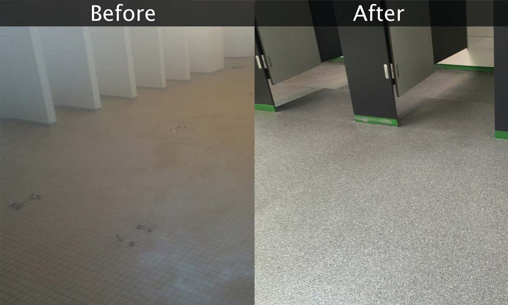 Floor Tile Resurfacing Before and After 6