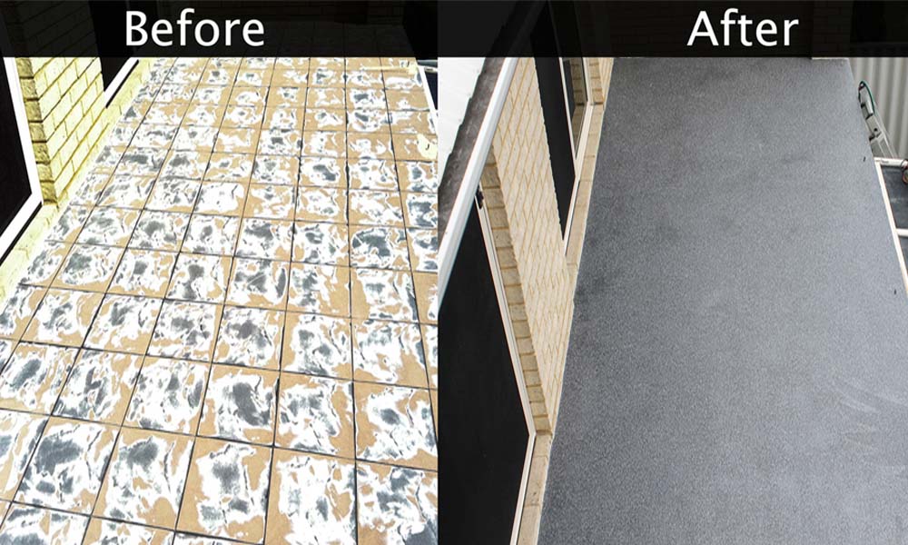 floor tile resurfacing